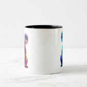 ラディアントコ白熱［赤熱］光を放つアラ ツートーンマグカップ (中央)