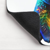 ラディアントコ白熱［赤熱］光を放つアラ マウスパッド (コーナー)