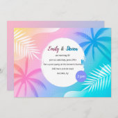ラディアントサマーパーティの招待状 招待状 (正面/裏面)