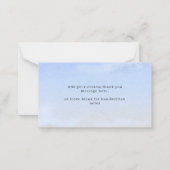 ラディアントサマービーチ結婚式予算ありがとう ノートカード (裏面)