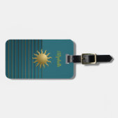 ラディアントサンオンティール（緑がかった色）ラゲージタグ ラゲッジタグ (正面横)