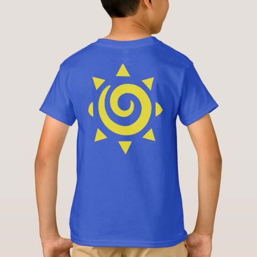 ラディアントスパイラルサンアート Tシャツ (裏面)