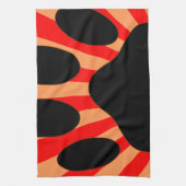 ラディアントドッグポープリント キッチンタオル (縦)