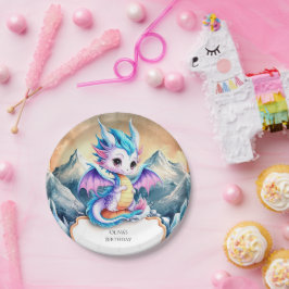 ラディアントハッピードラゴン誕生日 ペーパープレート