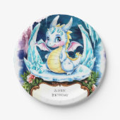 ラディアントハッピードラゴン誕生日 ペーパープレート (正面)