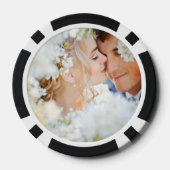 ラディアントパープルハートリーフ結婚の木 ポーカーチップ (裏面)