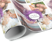 ラディアントパープルハートリーフ結婚の木 ラッピングペーパー (ロールコーナー)