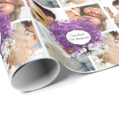 ラディアントパープルハートリーフ結婚の木 ラッピングペーパー (ロールコーナー)