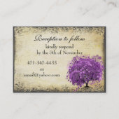 ラディアントパープルハートリーフ結婚の木 名刺 (正面)