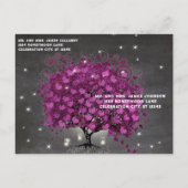 ラディアントパープルハートリーフ結婚の木 案内ポストカード (裏面)