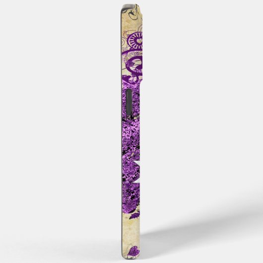 ラディアントパープルハートリーフ結婚の木 Case-Mate iPhoneケース (裏面 / 右)