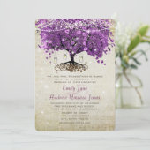 ラディアントパープルメイソンジャンプルホタルハートリーフの木 招待状 (スタンド正面)