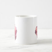 ラディアントピンクティーバラパーソナライズされたマグカップ コーヒーマグカップ (中央)
