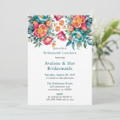 ラディアントピーオンブーケブリデスメイドランチョン 招待状 (スタンド正面)