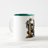 ラディアントファイアライト:ドラゴンキュートカップ – Type R ツートーンマグカップ (正面左)