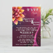 ラディアントフローラエレガンス – ウェディングパーティー 招待状 (スタンド正面)