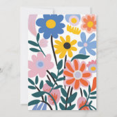 ラディアントフローラジョイ誕生日 招待状 (裏面)