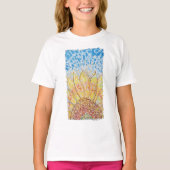 ラディアントブルームひまわり Tシャツ (正面)