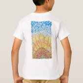 ラディアントブルームひまわり Tシャツ (裏面)