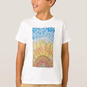 ラディアントブルームひまわり Tシャツ (正面)