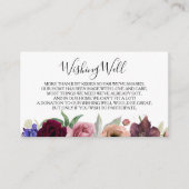ラディアントブルーム フラワーの結婚式 ウィッシュ ウェル エンクロージャーカード (正面)