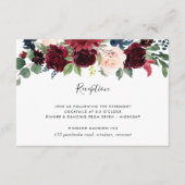 ラディアントブルーム レセプションマップ カード (正面)