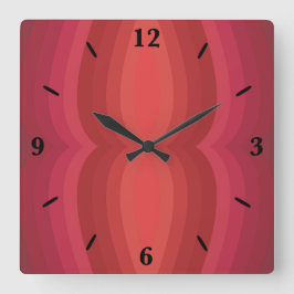 ラディアントレッズカーニバルファンハウスディスト鏡 スクエア壁時計