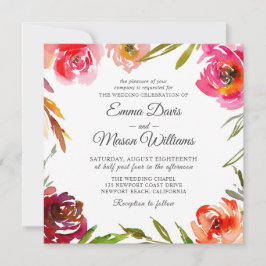 ラディアントロマンススクエアウェディング 招待状