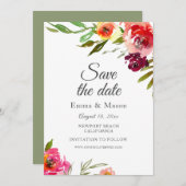 ラディアントロマンスフローラ セーブザデート (正面/裏面)