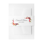 ラディアントロマンス結婚フローラ 招待状ベリーバンド (正面例)