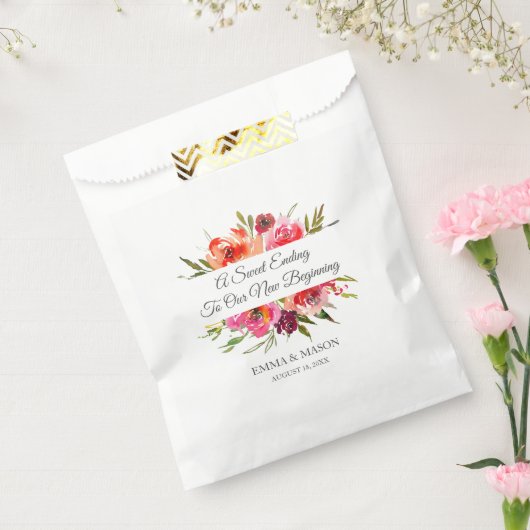 ラディアントロ結婚マンスパーソナライズされた フェイバーバッグ (封をした状態)