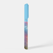ラディアントワンダーズ: 虹のベイビーユニコーンエレファント iPhoneケース (右側面)