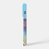 ラディアントワンダーズ: 虹のベイビーユニコーンエレファント iPhoneケース (左側面)