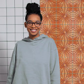 ラディアント日が差すことウォームテラコッタ タイル