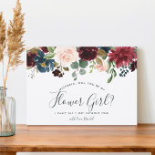 ラディアント開花マイフラワーガールカード 招待状