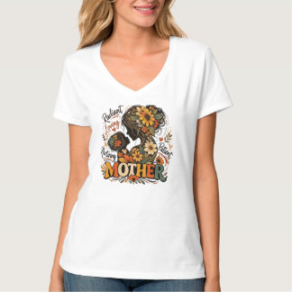ラディアント ラビング マザー フラワー Tシャツ