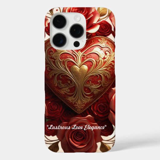 "ラディアント・ローズ・エレガンス" Case-Mate iPhoneケース (裏面)