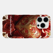"ラディアント・ローズ・エレガンス" Case-Mate iPhoneケース (裏面 (横))