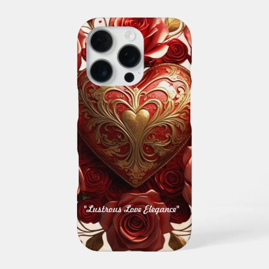 "ラディアント・ローズ・エレガンス" iPhoneケース (裏面)