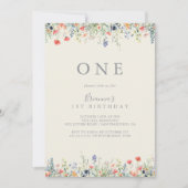 ラディア数々のカラーのワイルドフラワー生誕会 招待状 (正面)