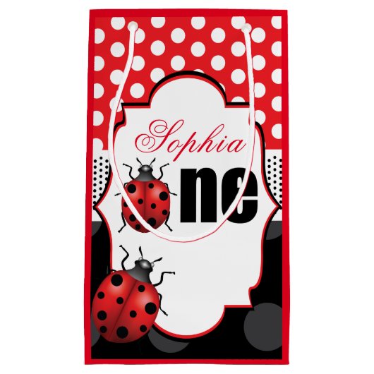 ラディエレガントバグ第1誕生日 スモールペーパーバッグ (正面)