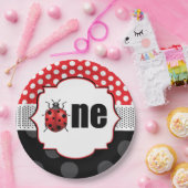 ラディエレガントバグ第1誕生日 ペーパープレート (パーティー)