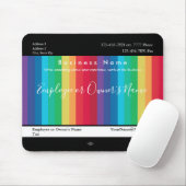 ラディエントカラーギフトプロモーションマウスパッド マウスパッド (マウス)