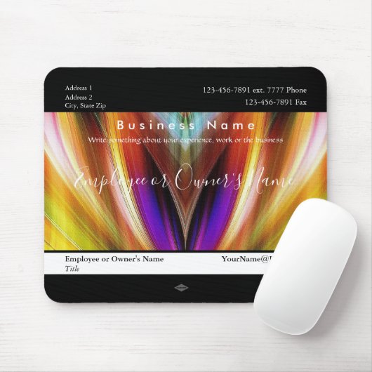 ラディエントカラーギフトプロモーションマウスパッド マウスパッド (マウス)