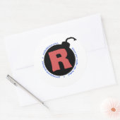 ラディオブビオンR爆弾 ラウンドシール (封筒)