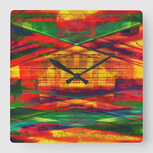 ラディカルアート27壁時計 スクエア壁時計 (正面)