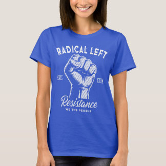 ラディカルレフト 私たちは人民 拳 Tシャツ