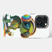 ラディカル・タートル・スケートボーダー iPhone ケース (裏面横)