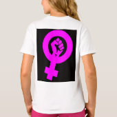 ラディカル・フェミニスト Tシャツ (裏面)