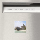 ラディグ、セーシェルビーチマグネット旅行お土産 マグネット (インサイチュ (食洗機))